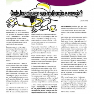 19 a 25 de juhlo - Onde foram parar sua motivação e energia
