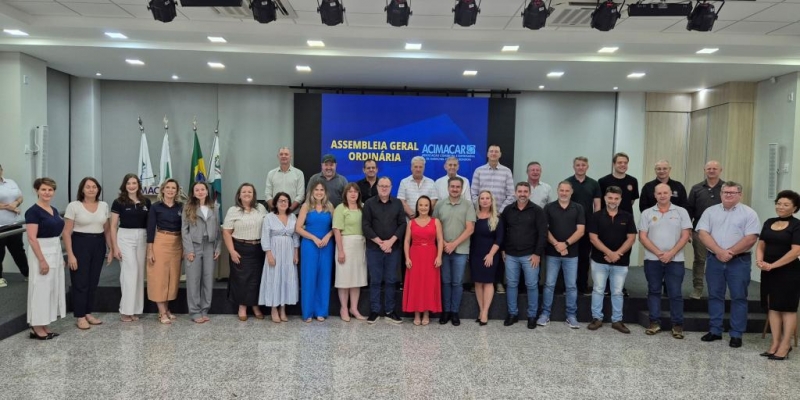 Nova diretoria da Acimacar