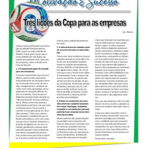 12 a 18 de julho - Três lições da Copa para as empresas