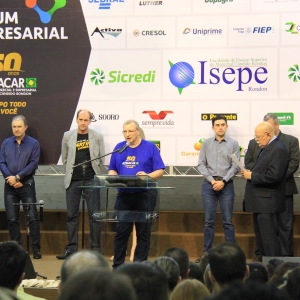 Abertura do Fórum Empresarial 2018<br />
