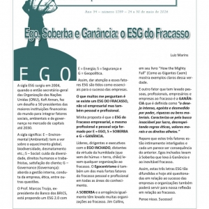 24 a 30 de maio - Ego, soberba e ganância_o ESG do fracasso
