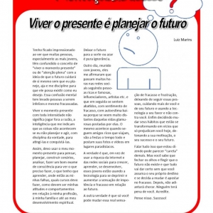 25 a 31 de janeiro - Viver o presente é planejar o futuro