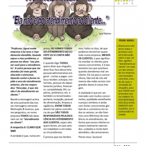 28 de junho a 04 de julho - Ela não é do atendimento ao cliente