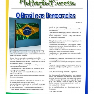 07 a 13 de setembro - O Brasil e as Democracias