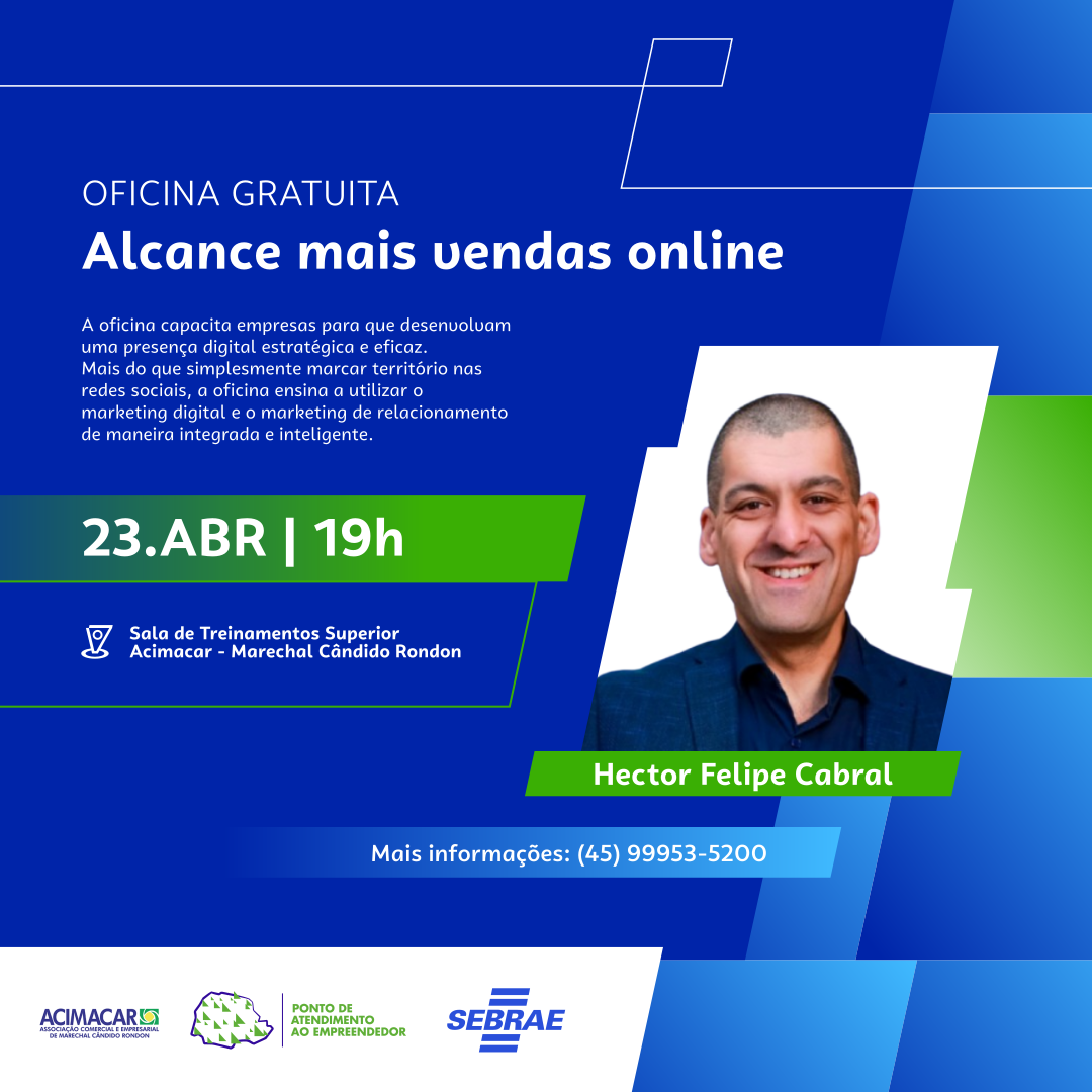 Oficina “Alcance mais vendas online